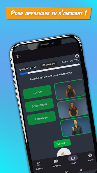 LSFBGO – Learn Belgian French Sign Language screenshot 1