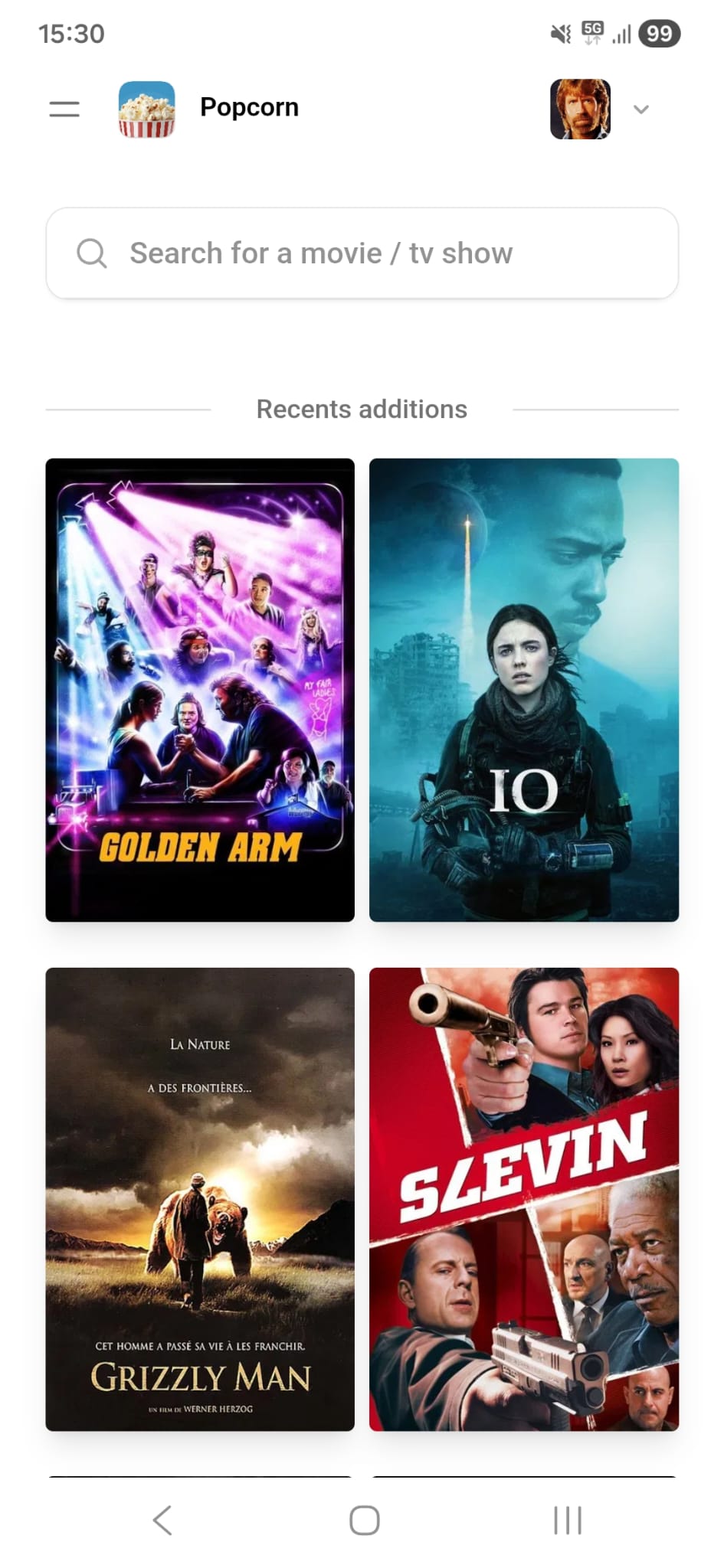 Popcorn Movies screenshot 1