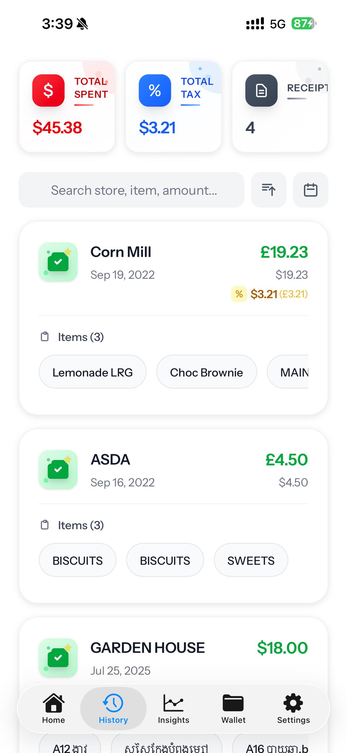 Personal Expense x AI screenshot 2