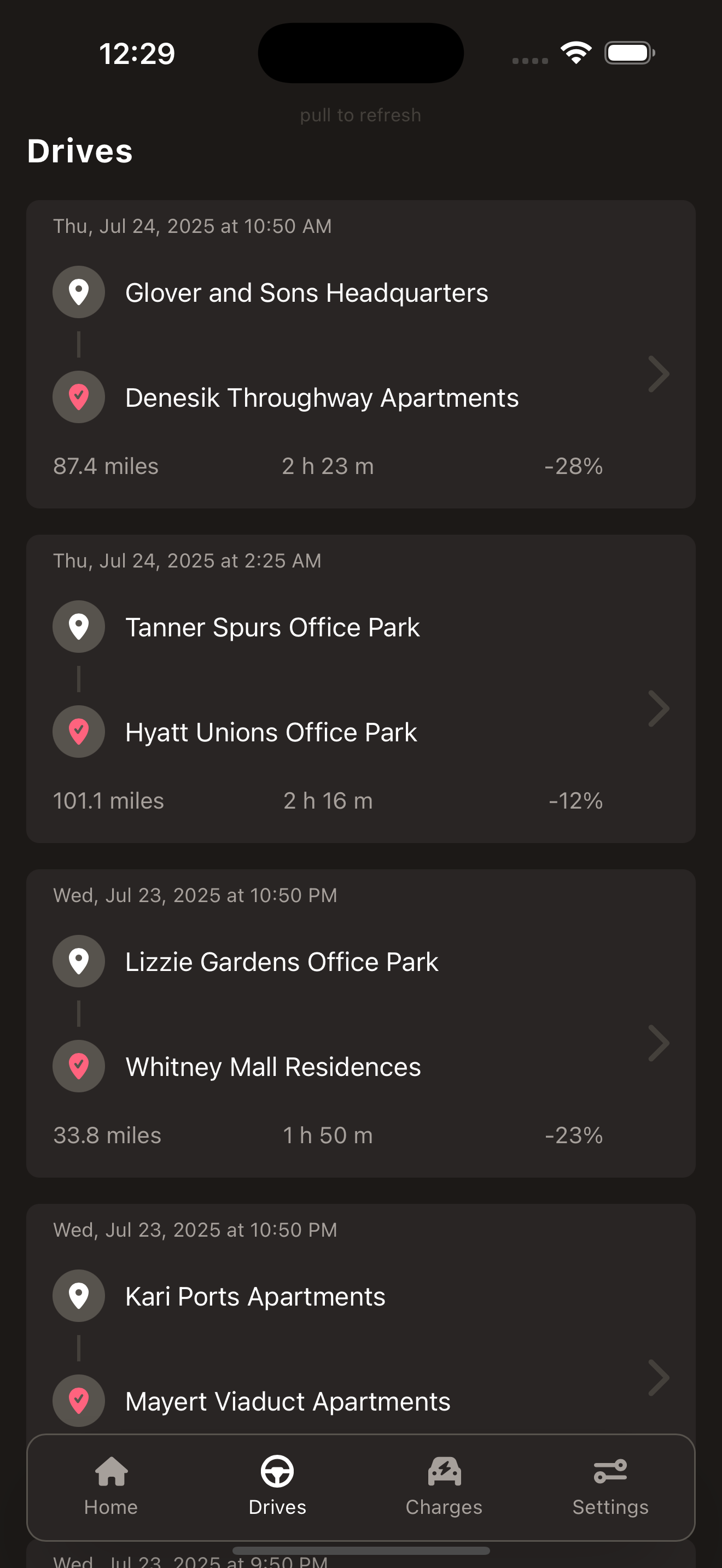 Fido for TeslaFi screenshot 2