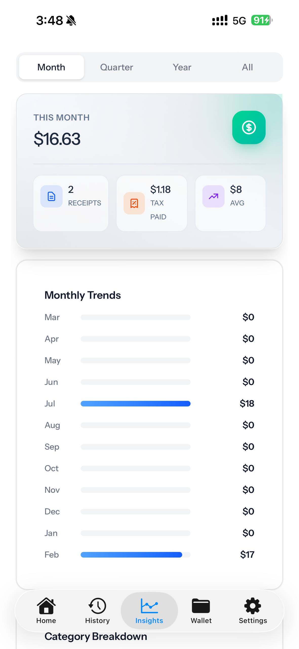 Personal Expense x AI screenshot 3