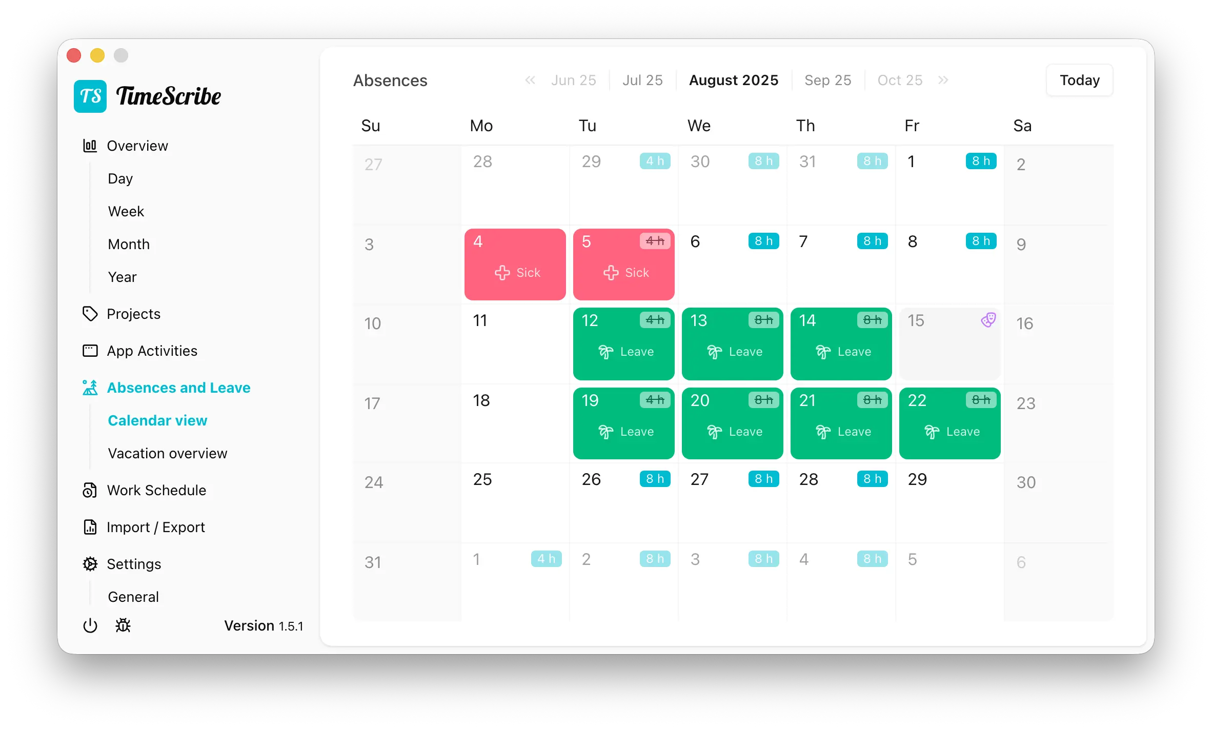 TimeScribe screenshot 5