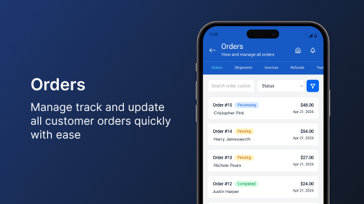 Bagisto Backoffice Mobile App screenshot 1